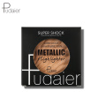 Pudaier  Master Chrome Metallic Highlighter Powder, Molten Gold Highlighter Face Contouring Bronzer Highlighters  Cosmetic